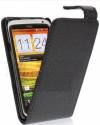 Leather Flip Case for HTC One X / One XL Black (OEM)